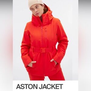 Halfdays Aston belted ski jacket - Spritz
